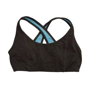 FOREVER 21 Charcoal Black Sports Bra Size Small